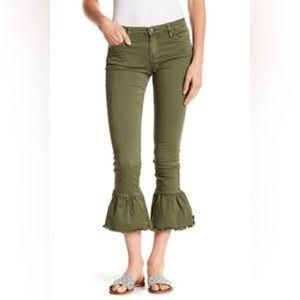 SCRIPTED olive green pants p27-40